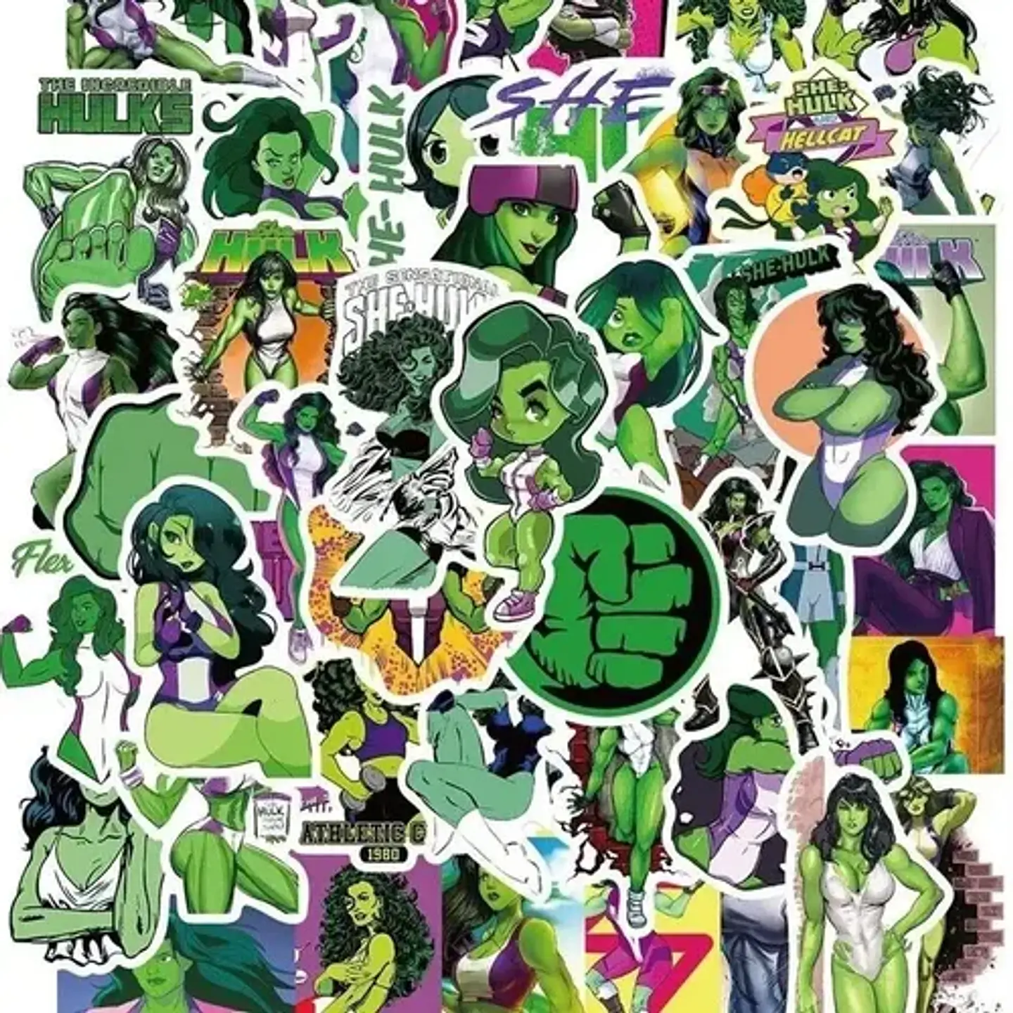 She Hulk - Set 50 Stickers / Calcomanias / Pegatinas 6