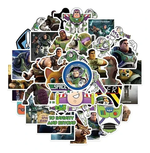 Buzz Lightyear - Set 50 Stickers / Calcomanias / Pegatinas