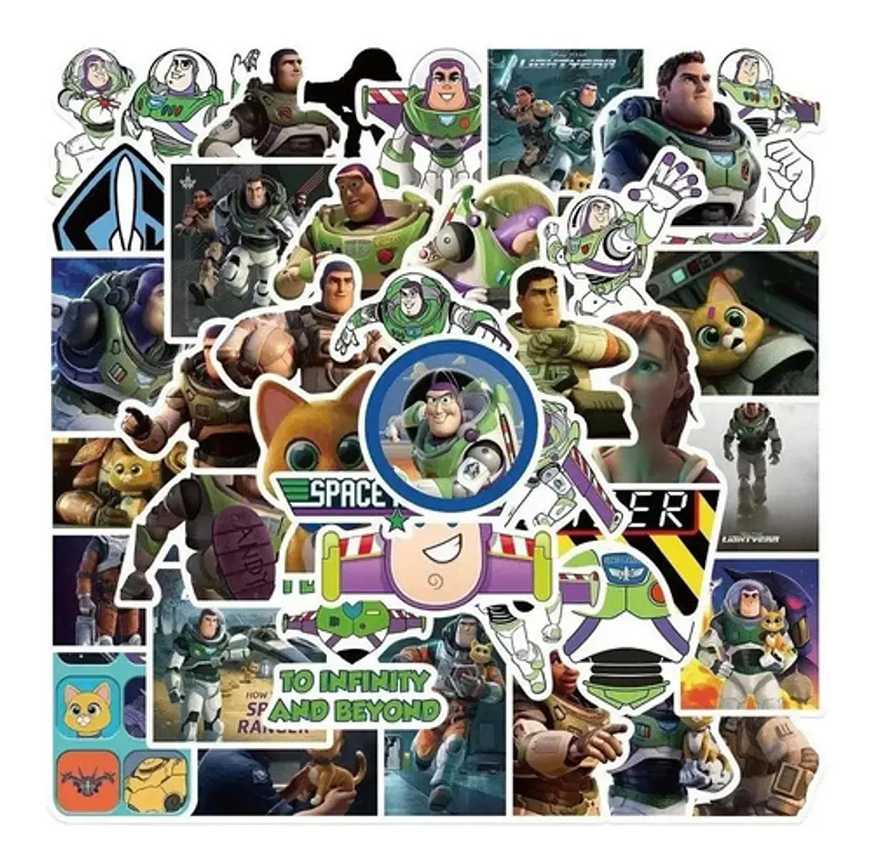 Buzz Lightyear - Set 50 Stickers / Calcomanias / Pegatinas 4
