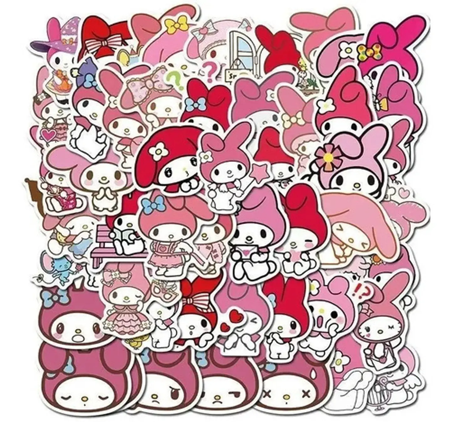 My Melody - Set De 50 Stickers / Calcomanias / Pegatinas 5