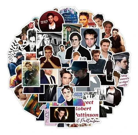 Robert Pattinson - Set 50 Stickers / Calcomanias / Pegatinas