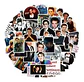 Robert Pattinson - Set 50 Stickers / Calcomanias / Pegatinas - Miniatura 1