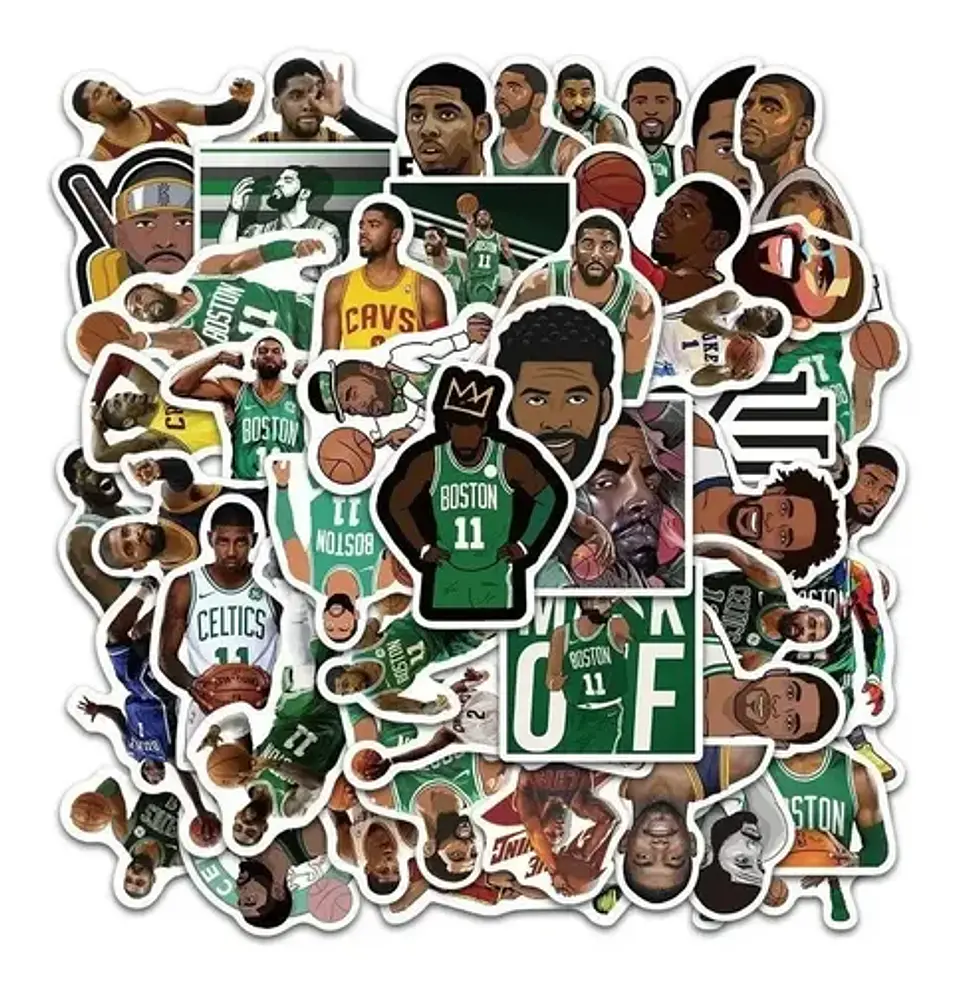Kyrie Irving - Set De 50 Stickers / Calcomanias / Pegatinas 4
