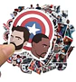 Falcon Y El Soldado Del Invierno - Set De 50 Stickers - Miniatura 2