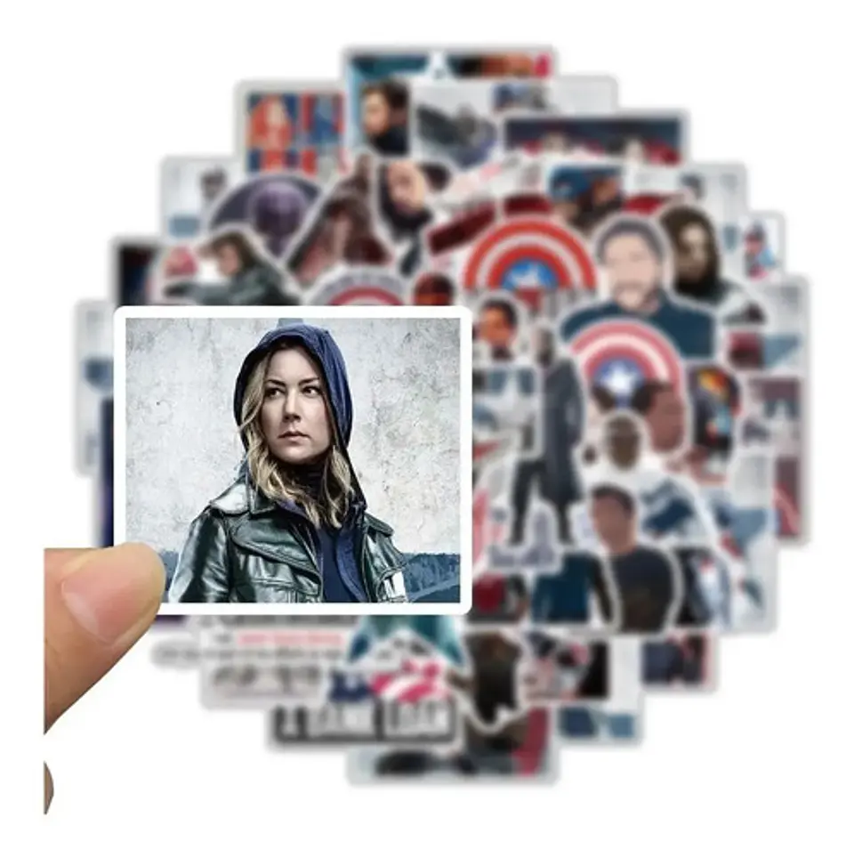 Falcon Y El Soldado Del Invierno - Set De 50 Stickers 5