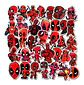 Deadpool - Set De 50 Stickers / Calcomanias / Pegatinas - Miniatura 3