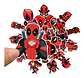 Deadpool - Set De 50 Stickers / Calcomanias / Pegatinas - Miniatura 4