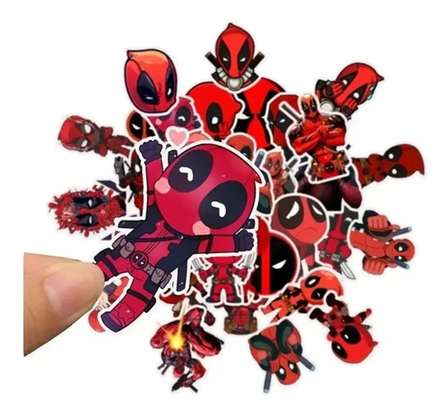 Deadpool - Set De 50 Stickers / Calcomanias / Pegatinas 6