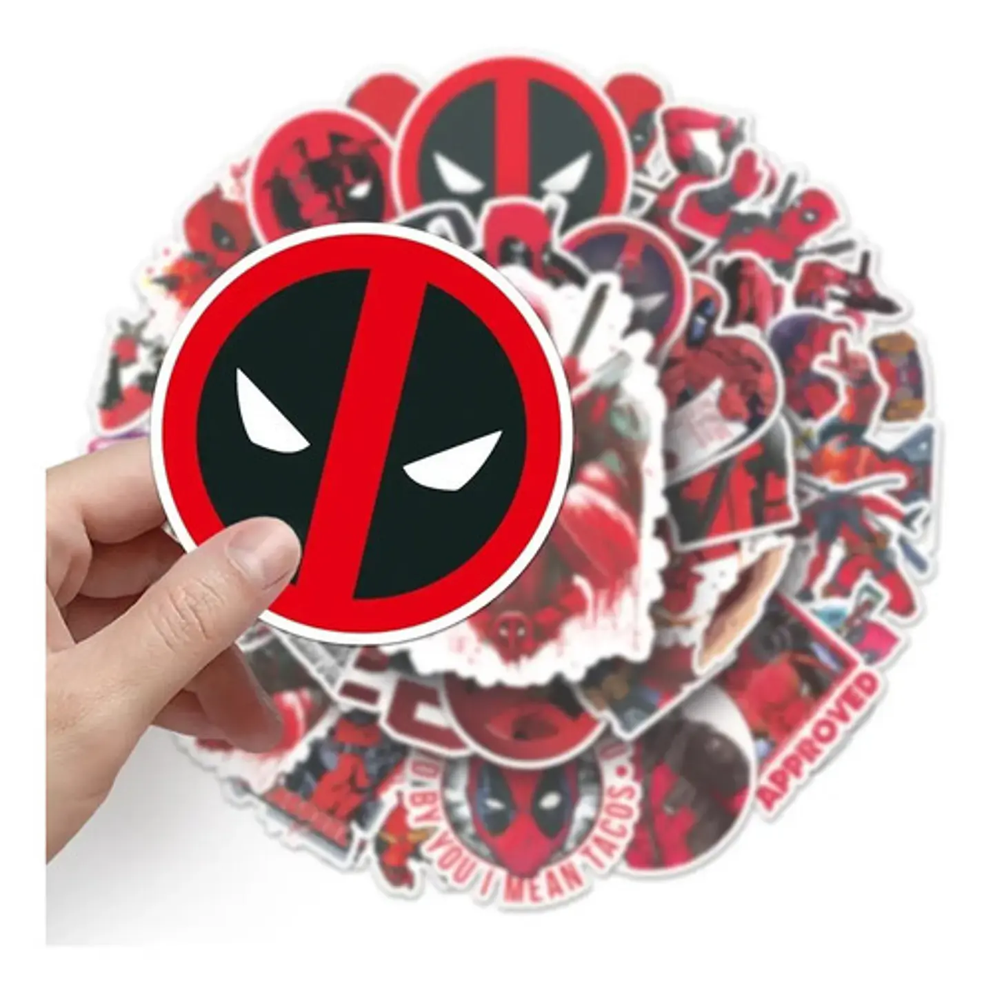 Deadpool - Set De 50 Stickers / Calcomanias / Pegatinas 10