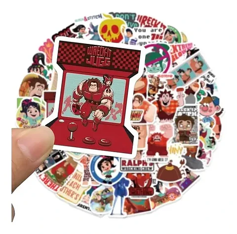 Ralph, El Demoledor - Set De 50 Stickers / Calcomanias