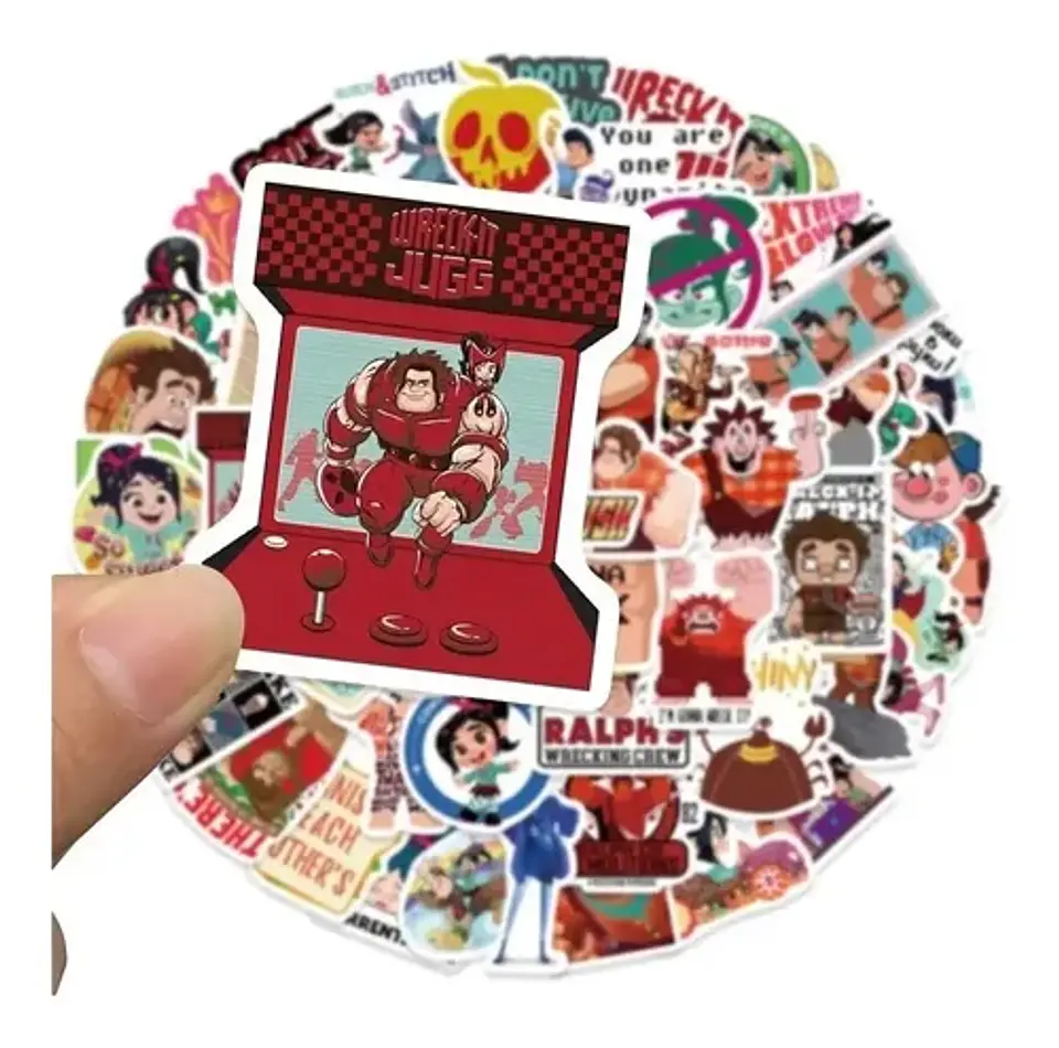 Ralph, El Demoledor - Set De 50 Stickers / Calcomanias 2