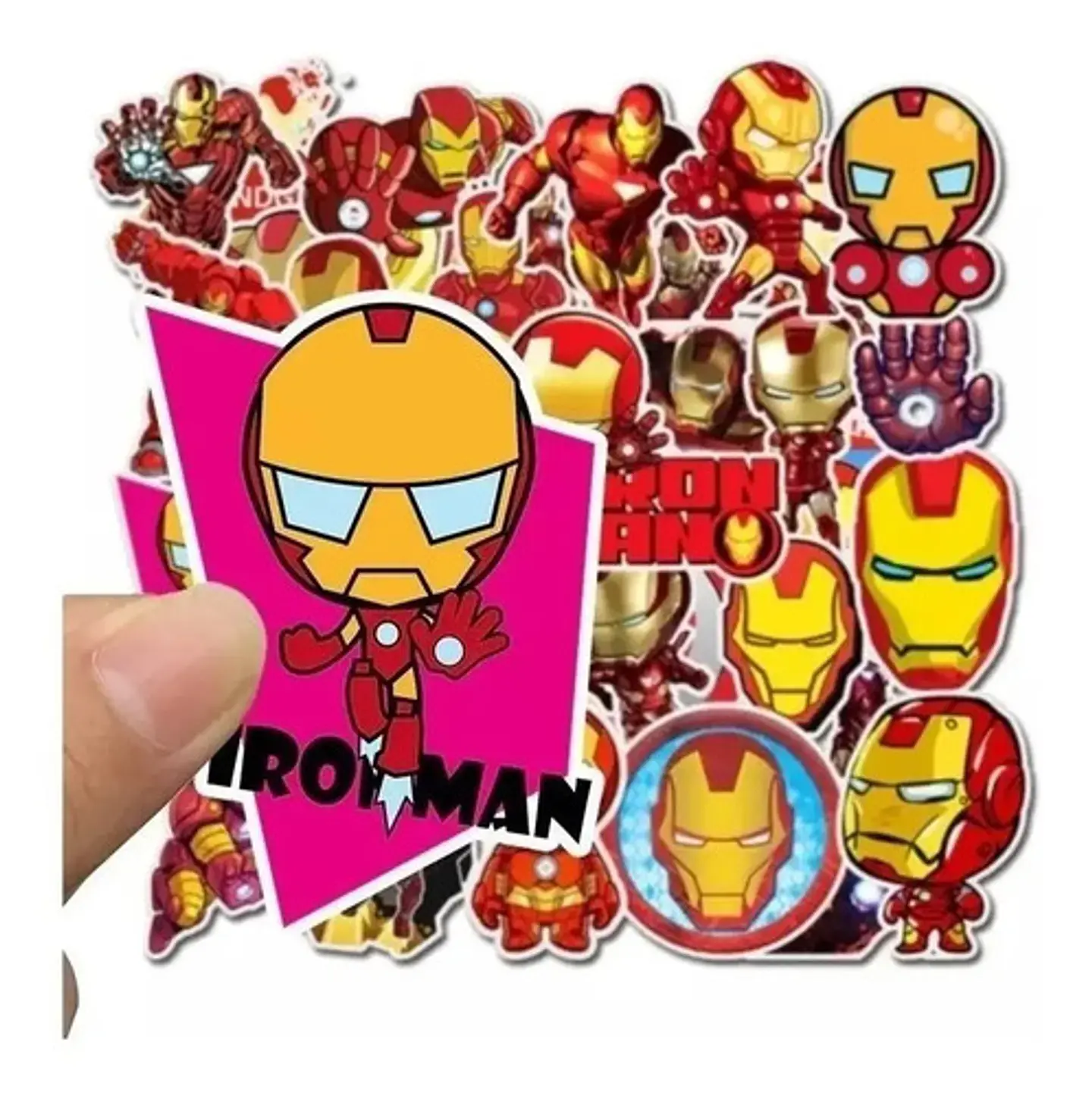 Iron Man - Set De 35 Stickers / Calcomanias / Pegatinas 4