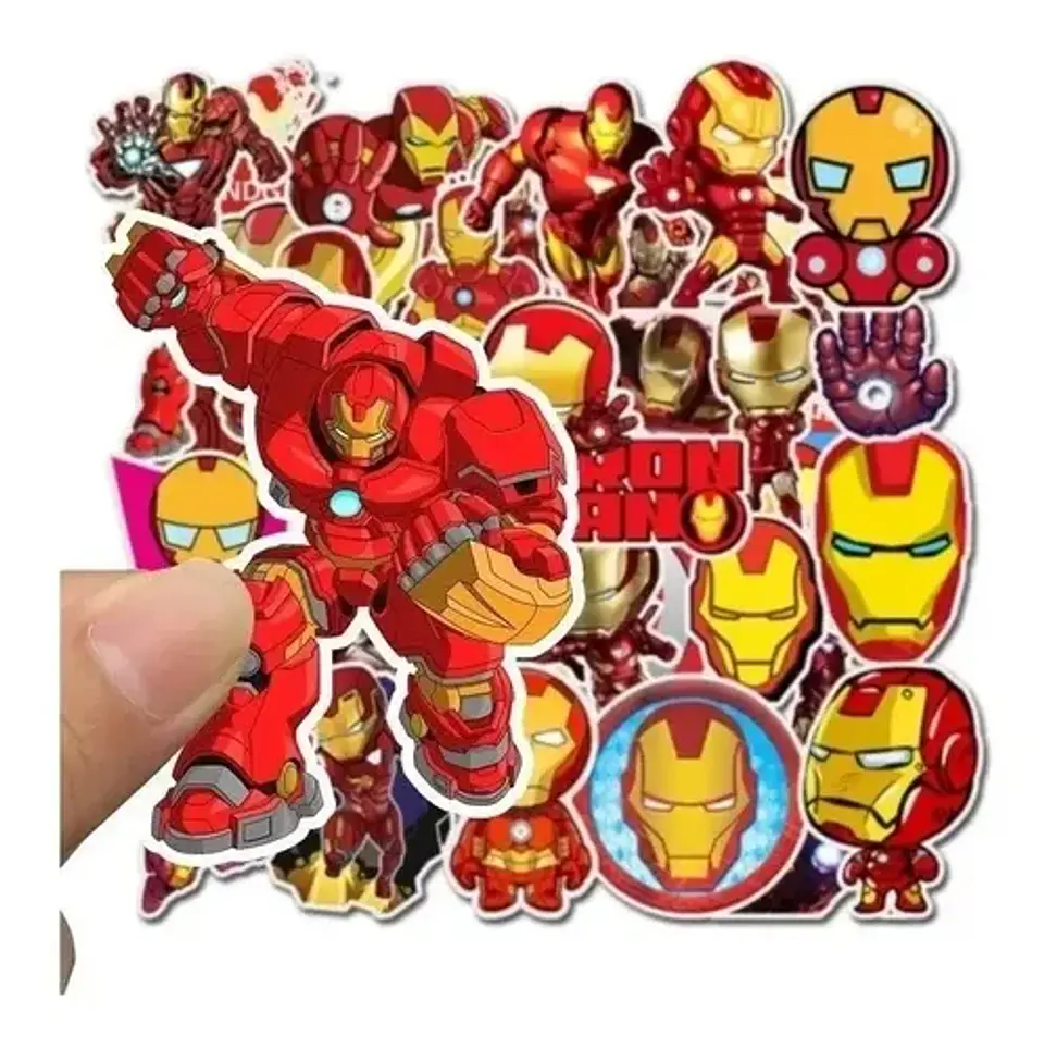 Iron Man - Set De 35 Stickers / Calcomanias / Pegatinas 5