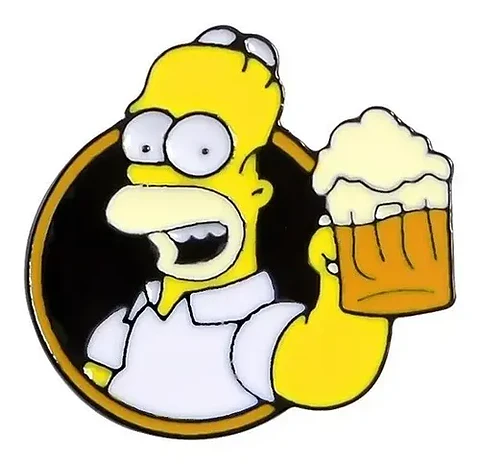Pins Homero Simpson / Los Simpson / Broches Metálicos Pines