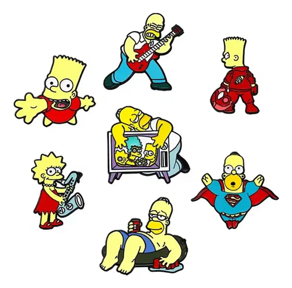 Pins Homero Simpson / Los Simpson / Broches Metálicos Pines 9