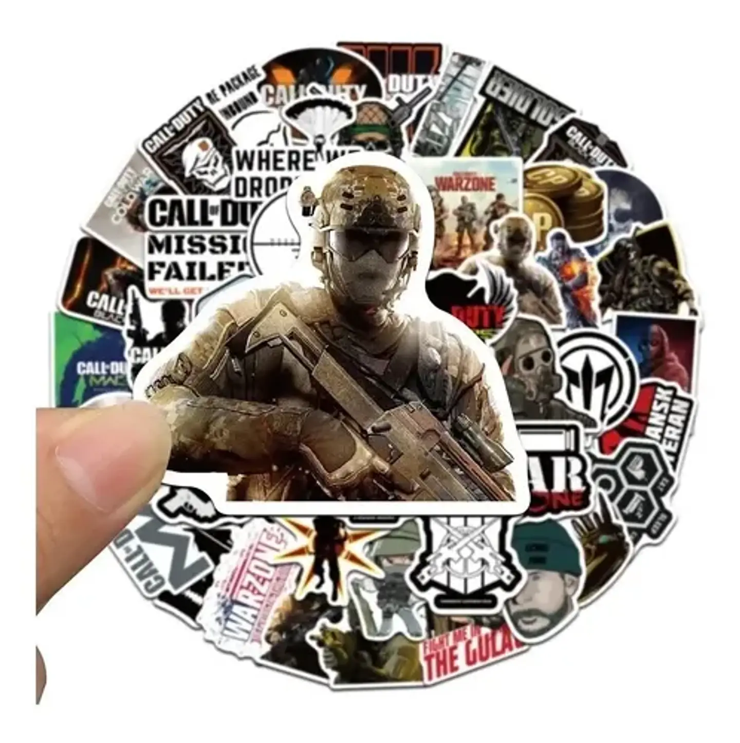Call Of Duty - Set De 50 Stickers / Calcomanias / Pegatinas 3