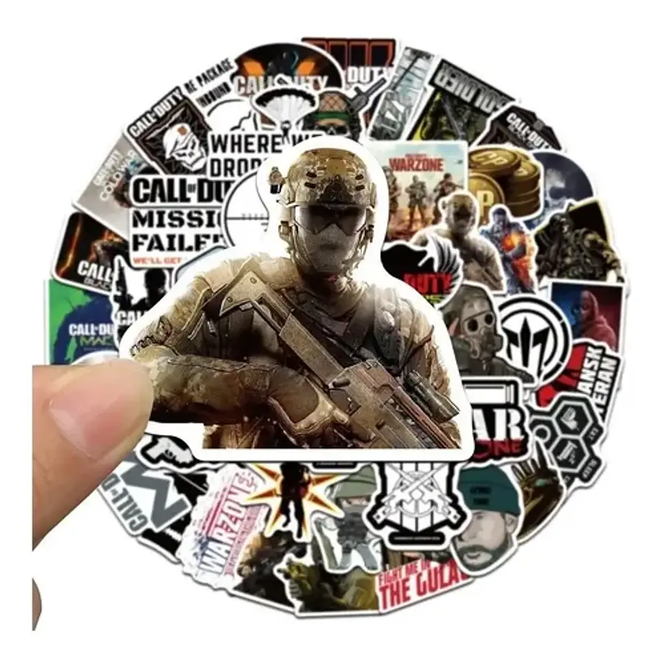 Call Of Duty - Set De 50 Stickers / Calcomanias / Pegatinas 3
