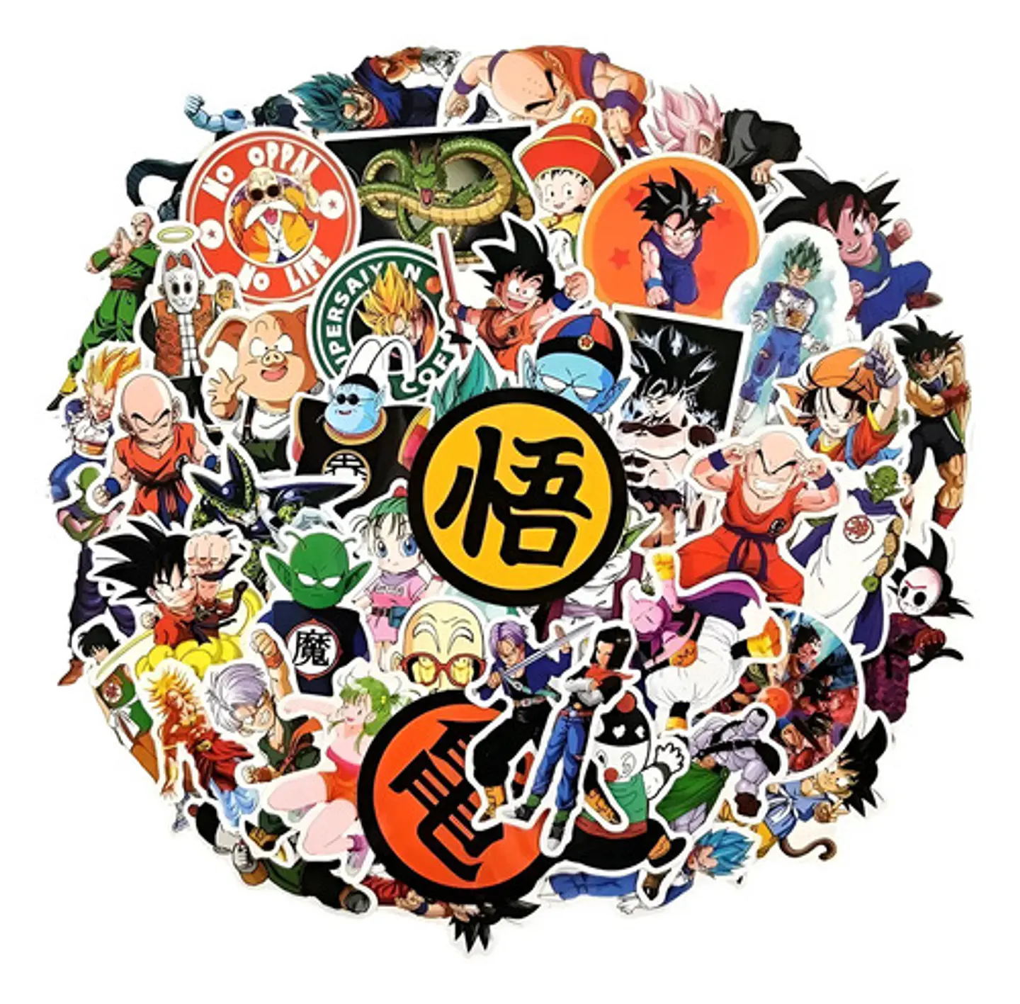 Pack 100 Stickers De Dragon Ball Z - Pegatinas / Calcomanias 1