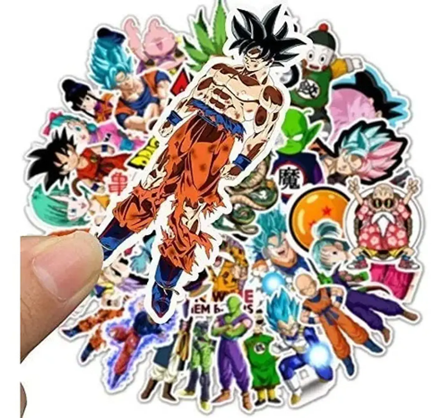 Pack 100 Stickers De Dragon Ball Z - Pegatinas / Calcomanias 4