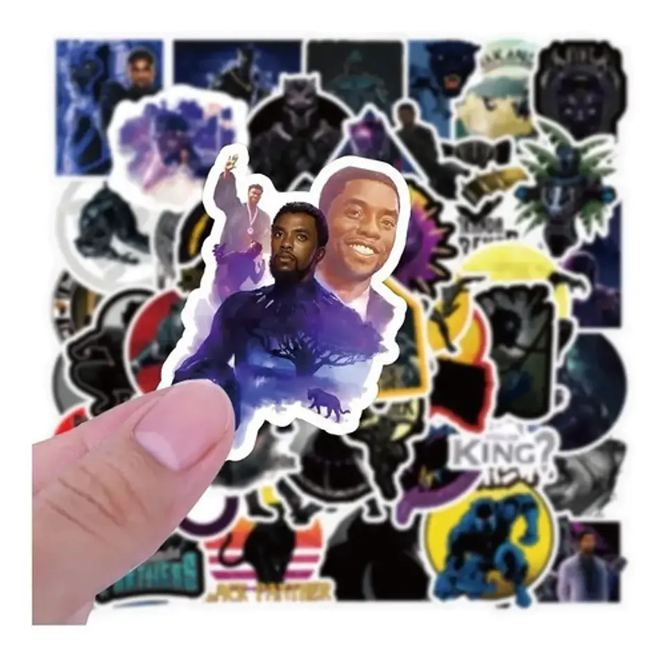 Black Panther - Set 50 Stickers / Calcomanias / Pegatinas 3