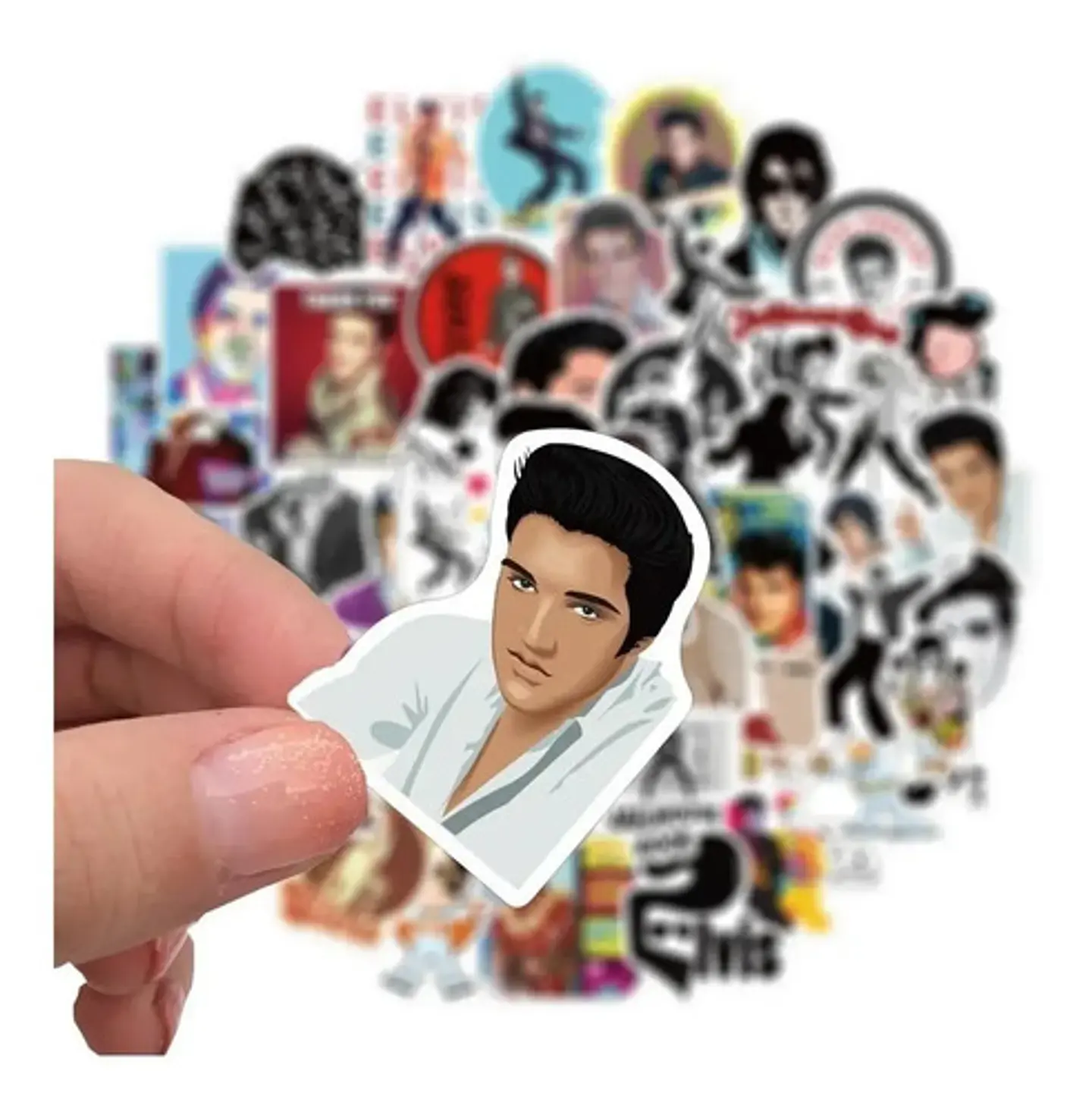Elvis Presley - Set De 50 Stickers / Calcomanias / Pegatinas 2
