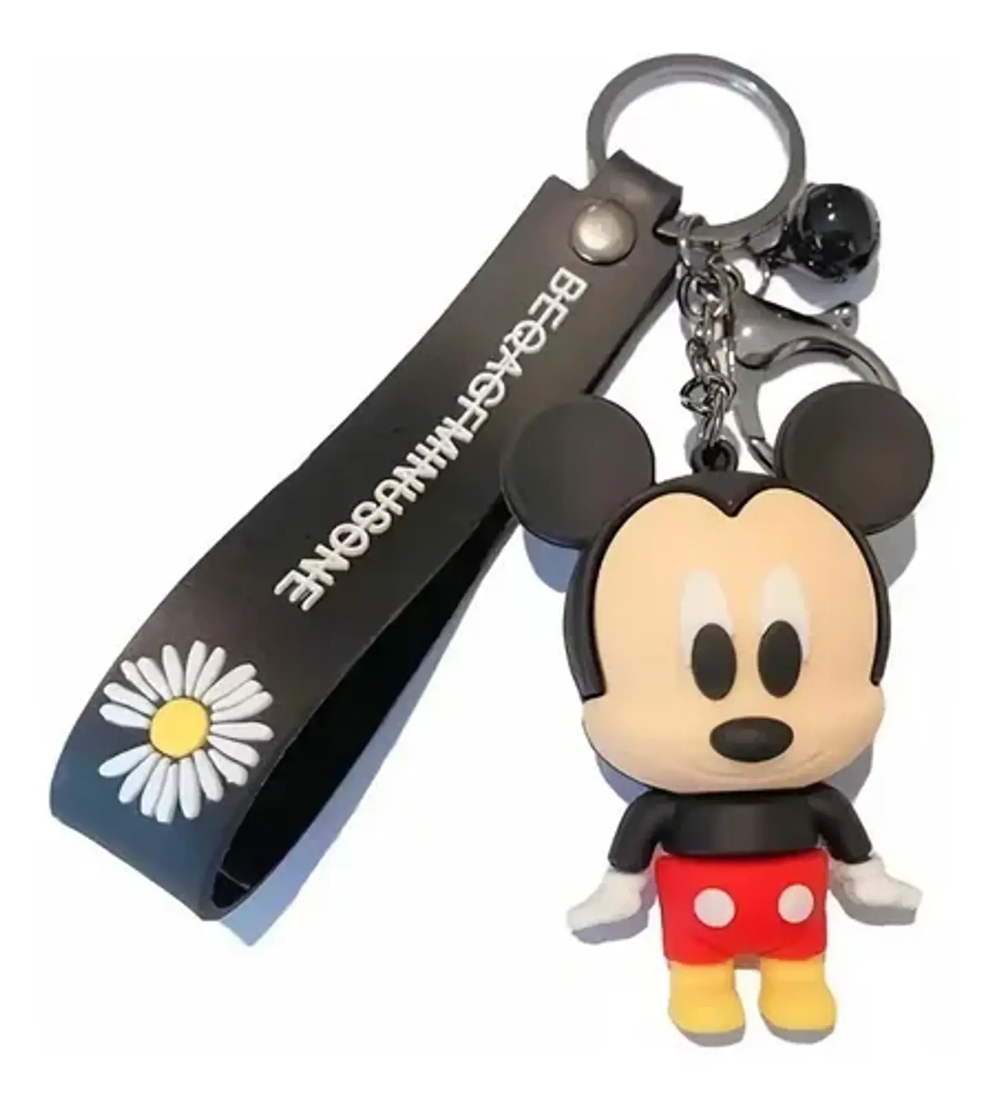 Llavero De Mickey Mouse Con Colgante + Gancho Para Colgar 1