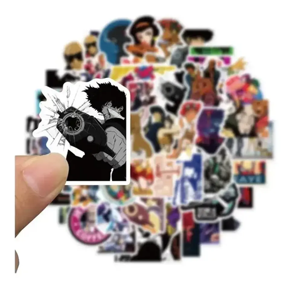 Cowboy Bebop - Set De 50 Stickers / Calcomanias / Pegatinas 3