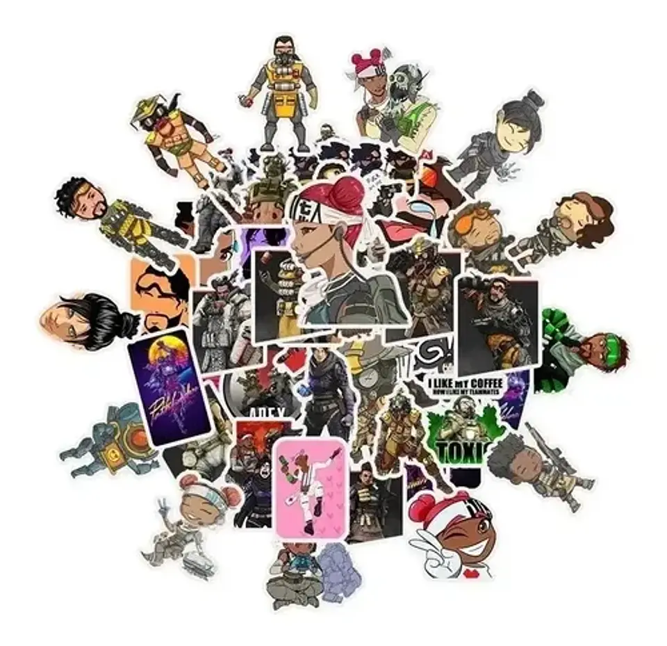 Apex Legends - Set De 50 Stickers / Calcomanias / Pegatinas 1