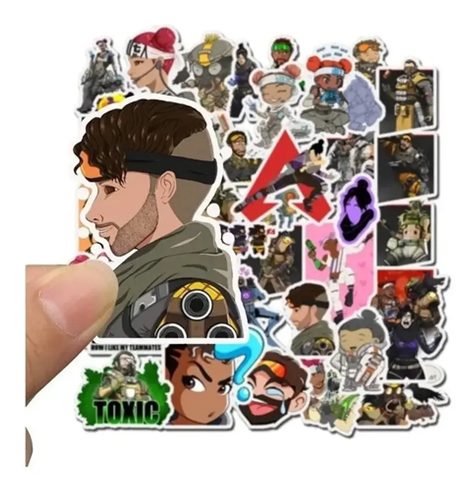 Apex Legends - Set De 50 Stickers / Calcomanias / Pegatinas 3