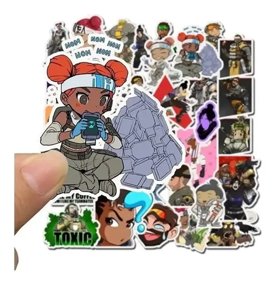 Apex Legends - Set De 50 Stickers / Calcomanias / Pegatinas 4