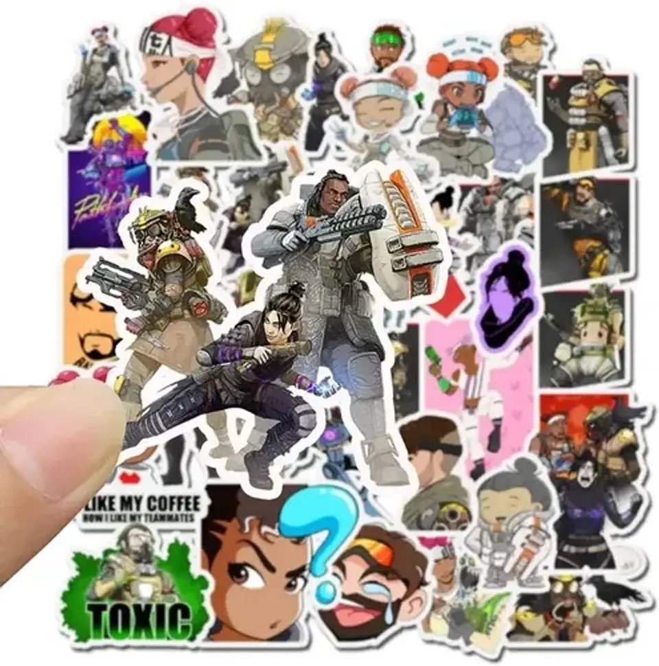 Apex Legends - Set De 50 Stickers / Calcomanias / Pegatinas 6