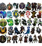 World Of Warcraft - Set De 50 Stickers / Calcomanias - Miniatura 3