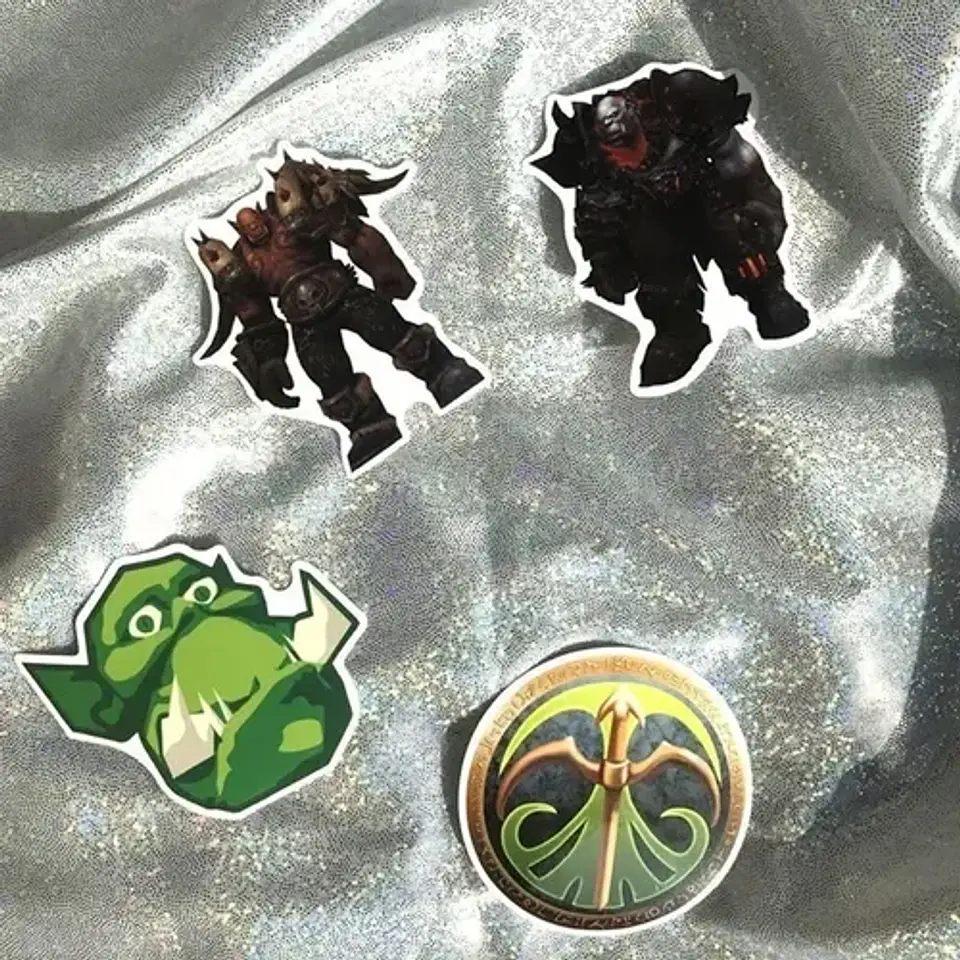 World Of Warcraft - Set De 50 Stickers / Calcomanias 6
