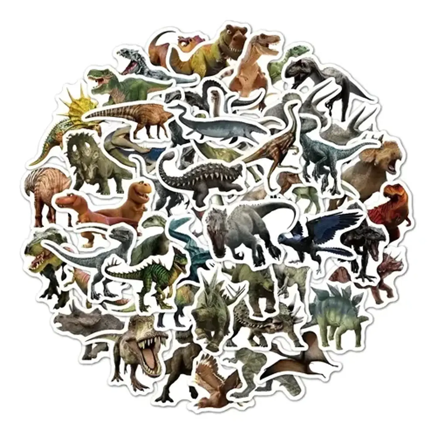 Dinosaurios - Set De 50 Stickers / Calcomanias / Pegatinas 1