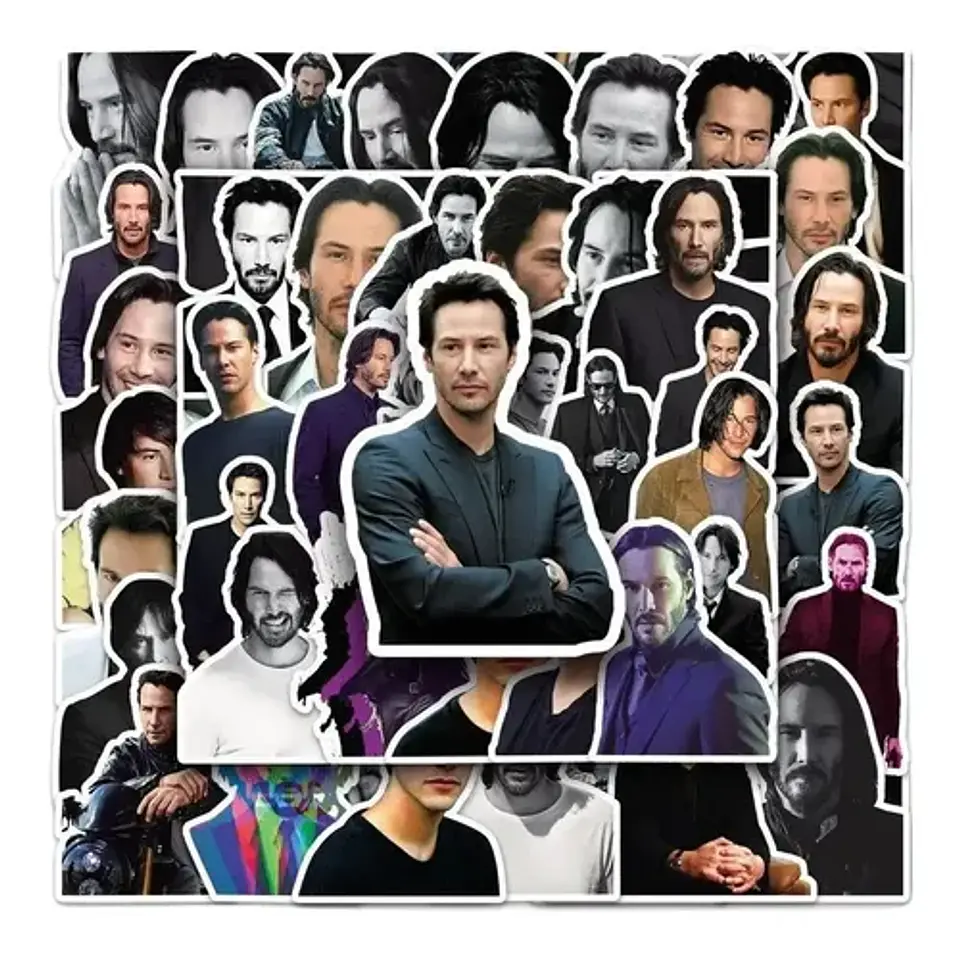 Keanu Reeves - Set De 50 Stickers / Calcomanias / Pegatinas 3