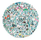 Miku Hatsune - Set De 50 Stickers / Calcomanias / Pegatinas - Miniatura 2