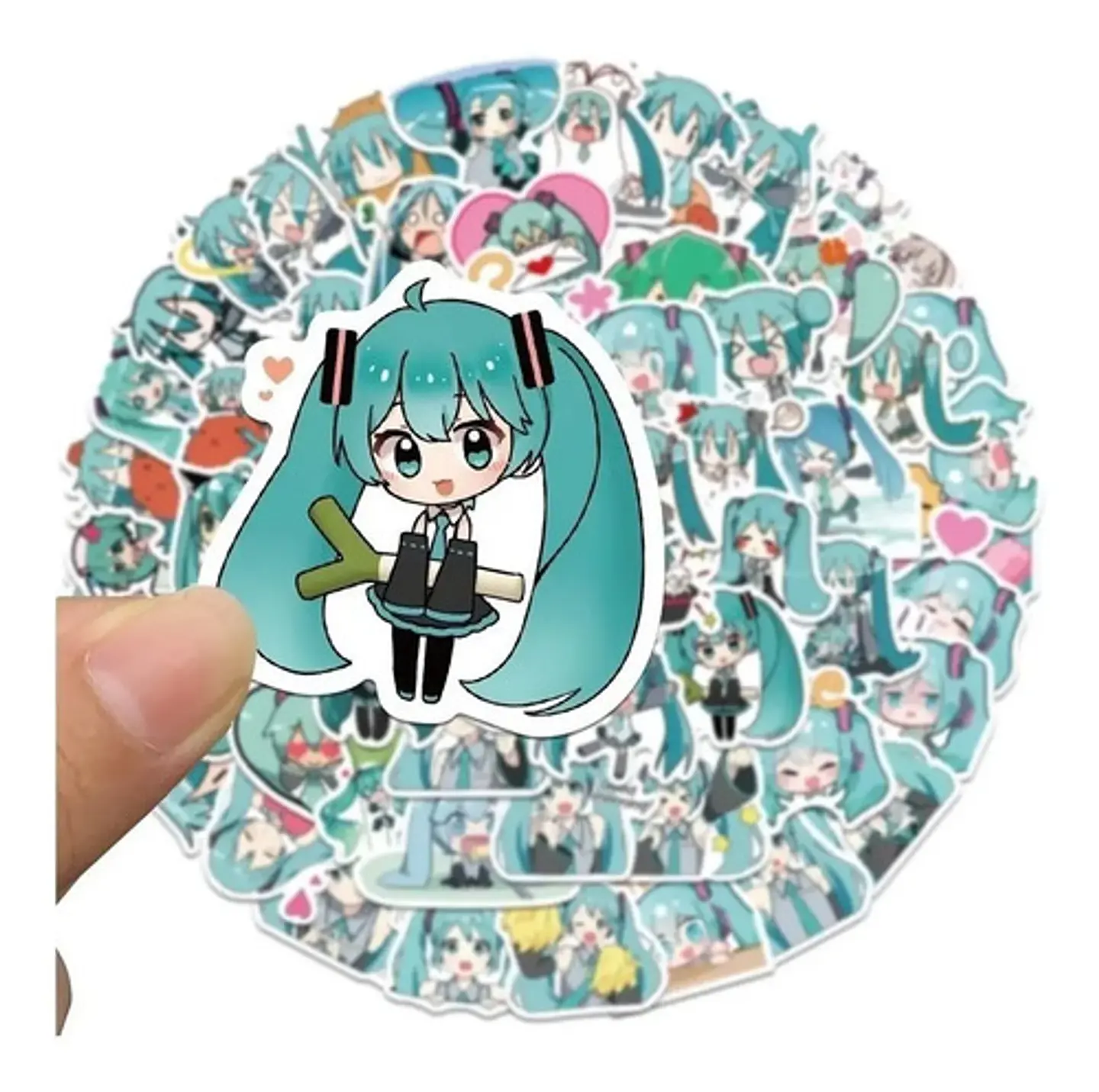 Miku Hatsune - Set De 50 Stickers / Calcomanias / Pegatinas 5