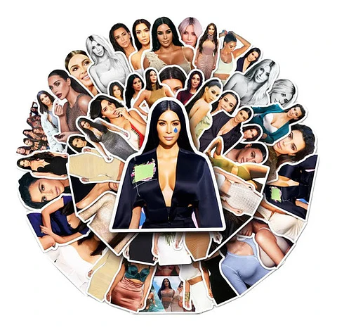 Kardashian - Set De 50 Stickers / Calcomanias / Pegatinas