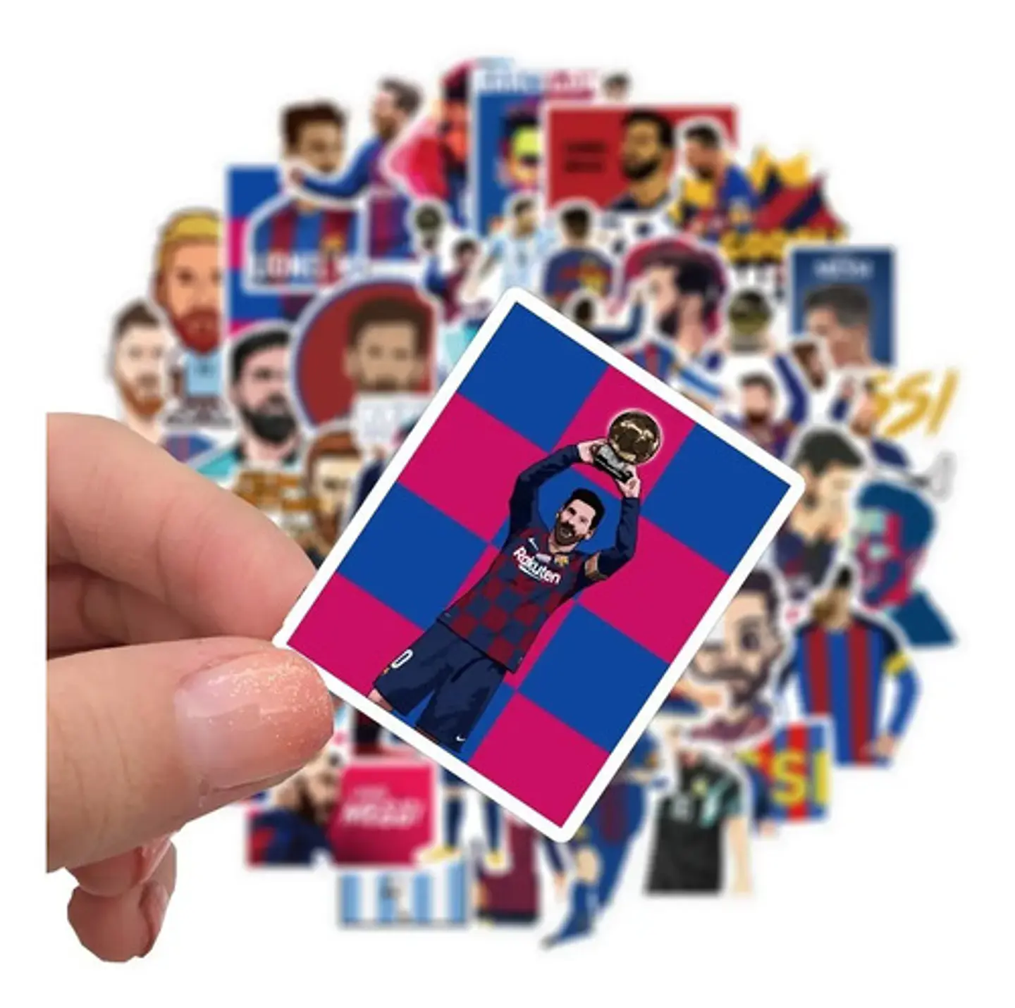 Lionel Messi - Set De 50 Stickers / Calcomanias / Pegatinas 6