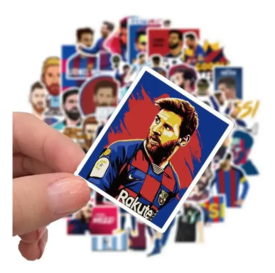 Lionel Messi - Set De 50 Stickers / Calcomanias / Pegatinas 7