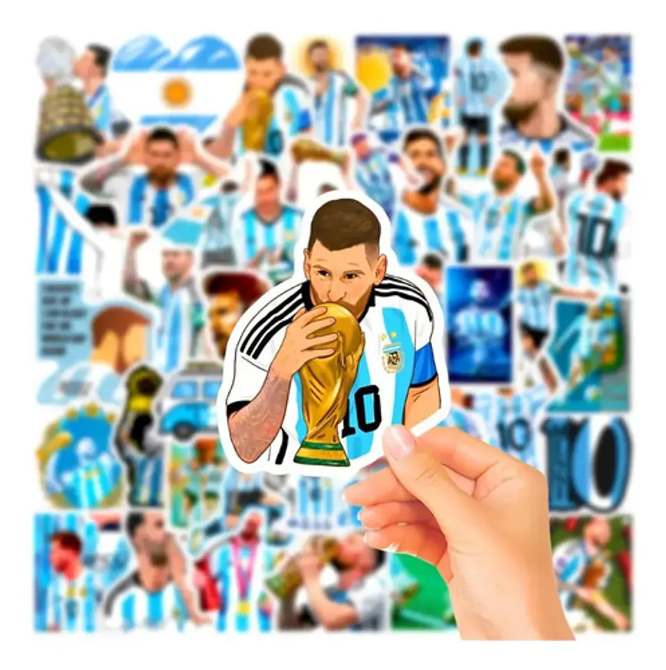 Lionel Messi - Set De 50 Stickers / Calcomanias / Pegatinas 11