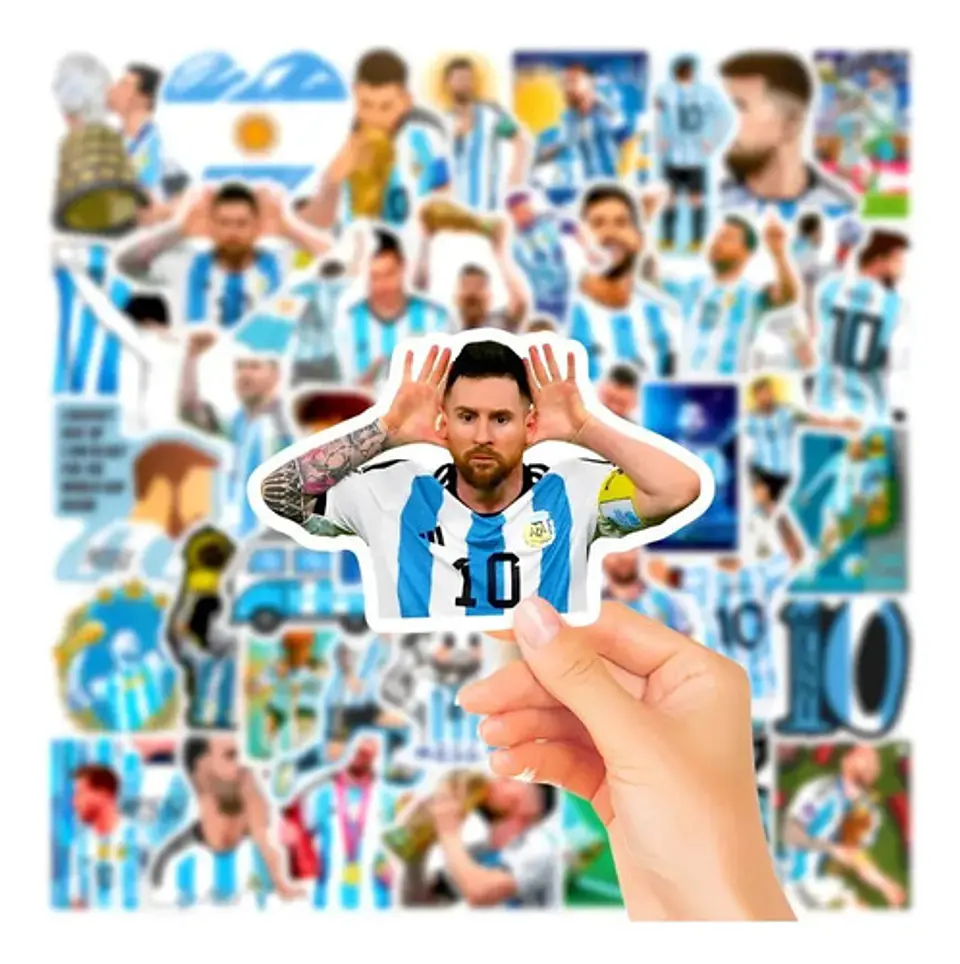 Lionel Messi - Set De 50 Stickers / Calcomanias / Pegatinas 14