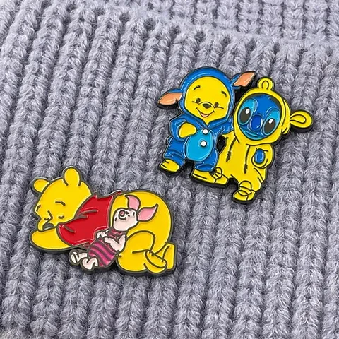 Pins De Winnie Pooh / Oso Pooh / Broches Metálicos (pines)