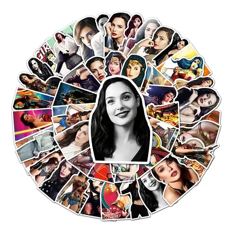 Wonder Woman - Set De 50 Stickers / Calcomanias / Pegatinas