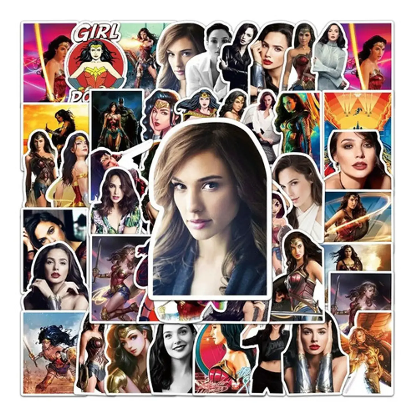 Wonder Woman - Set De 50 Stickers / Calcomanias / Pegatinas 3