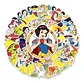Blanca Nieves - Set De 50 Stickers / Calcomanias / Pegatinas - Miniatura 1