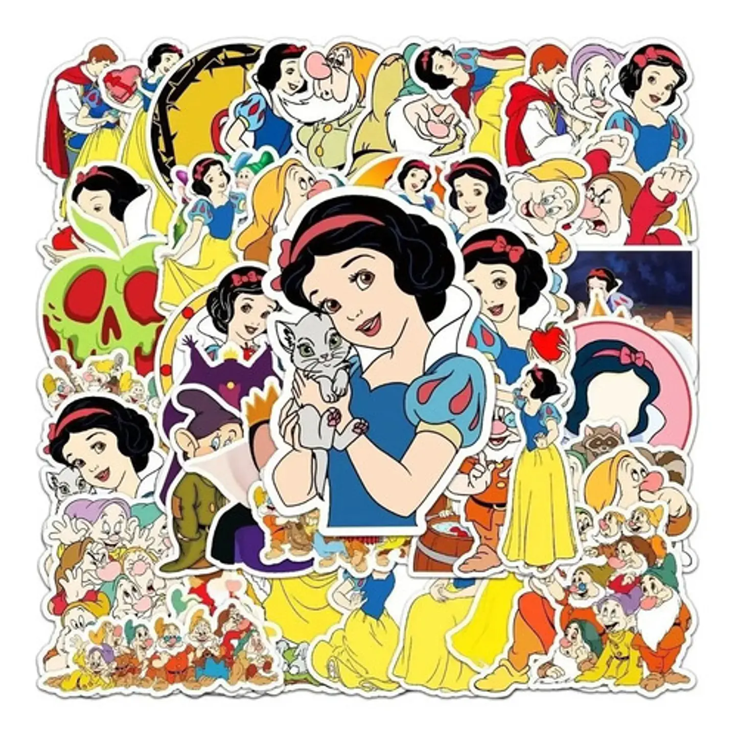 Blanca Nieves - Set De 50 Stickers / Calcomanias / Pegatinas 3