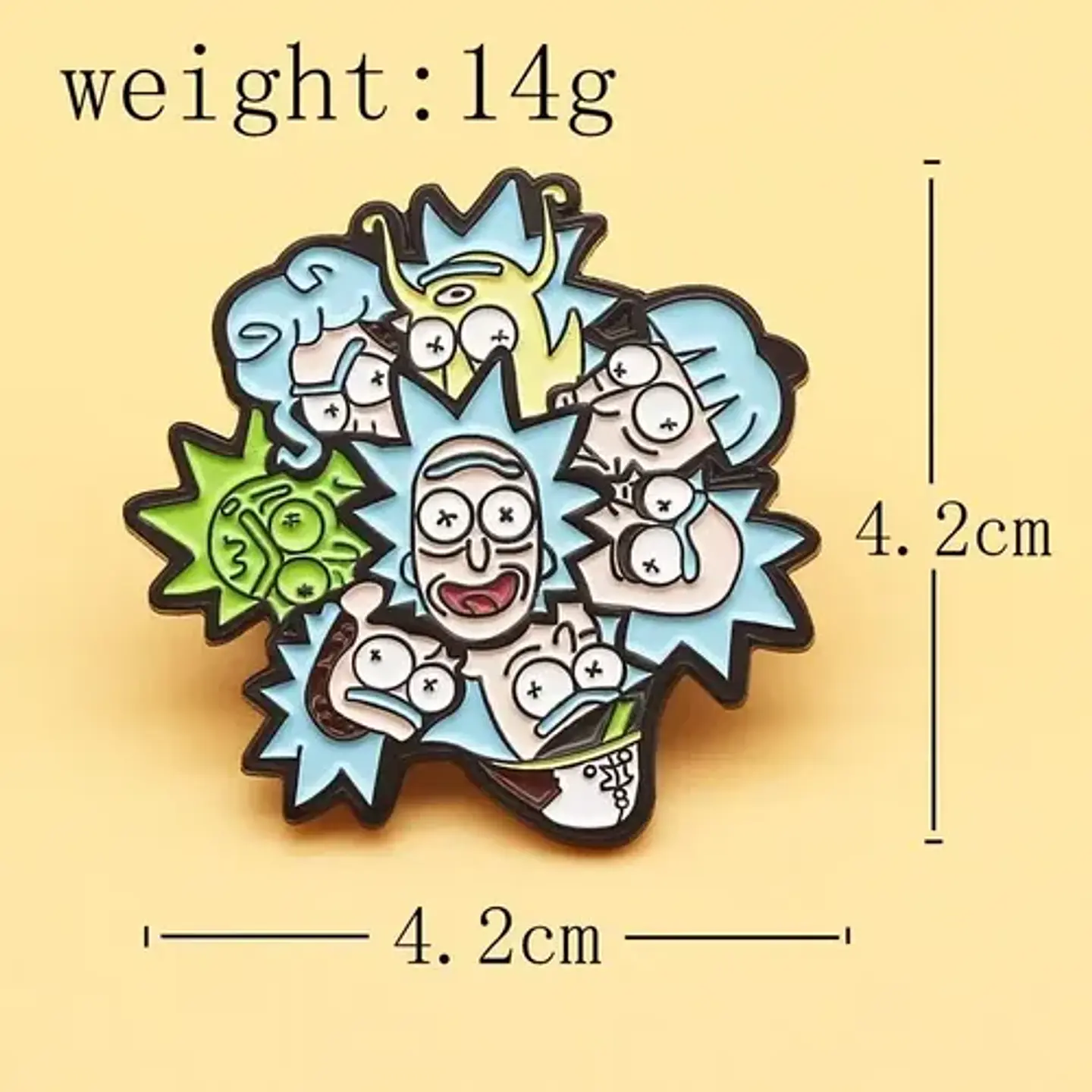 Pins De Rick / Rick Y Morty / Broches Metálicos (pines) 20