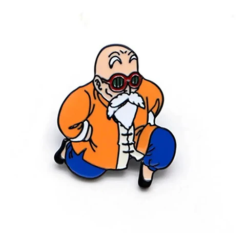 Pins Maestro Roshi / Dragon Ball / Broches Metálicos (pines)