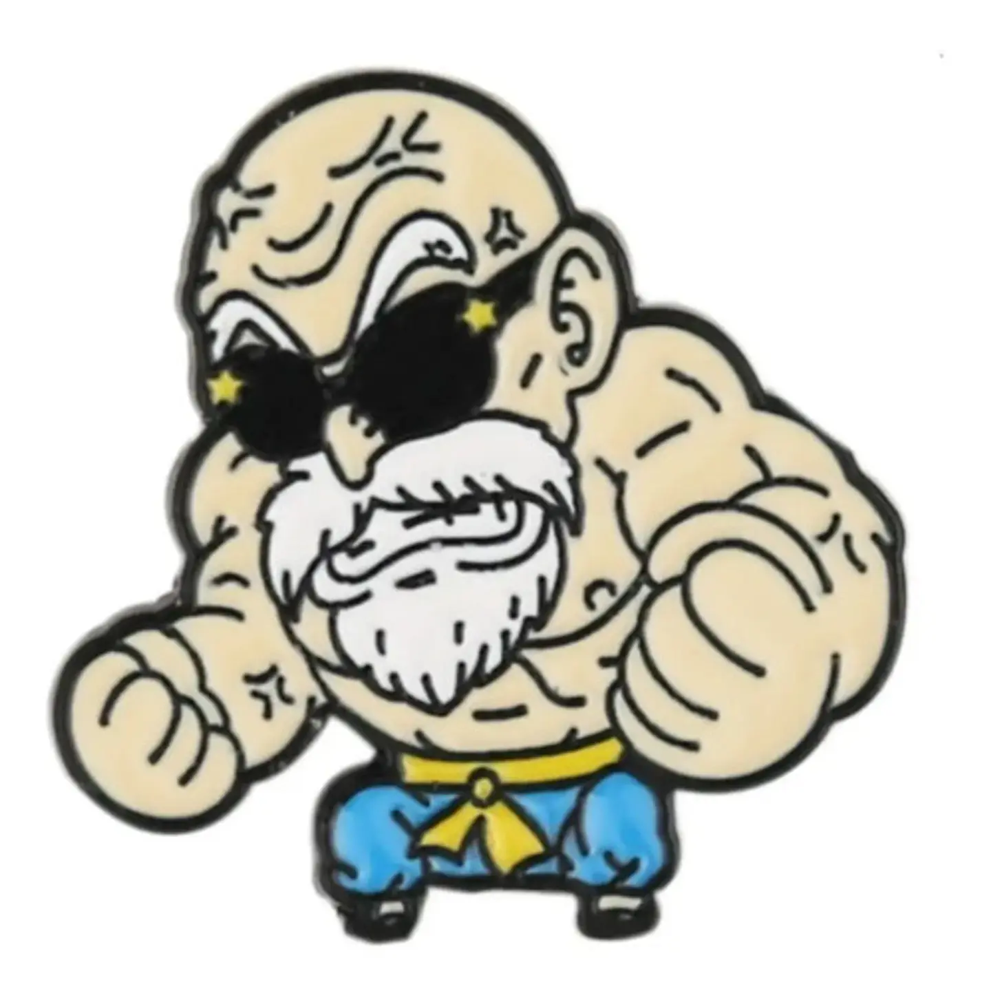 Pins Maestro Roshi / Dragon Ball / Broches Metálicos (pines) 3